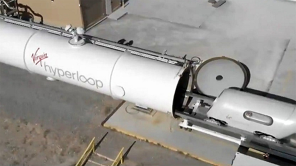 Hypermotion Dubai - Virgin Hyperloop test run