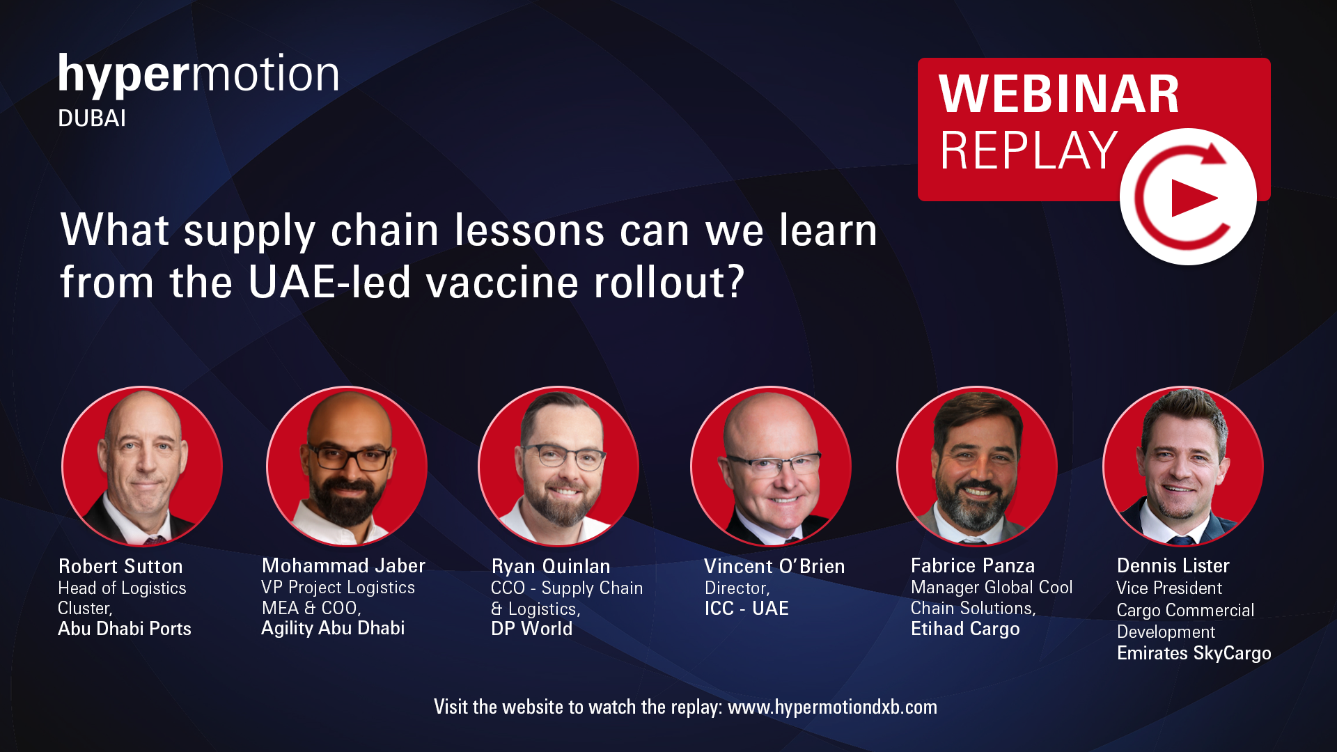 Hypermotion Dubai - What supply chain lessons can we learn from the UAE-led vaccine rollout?
